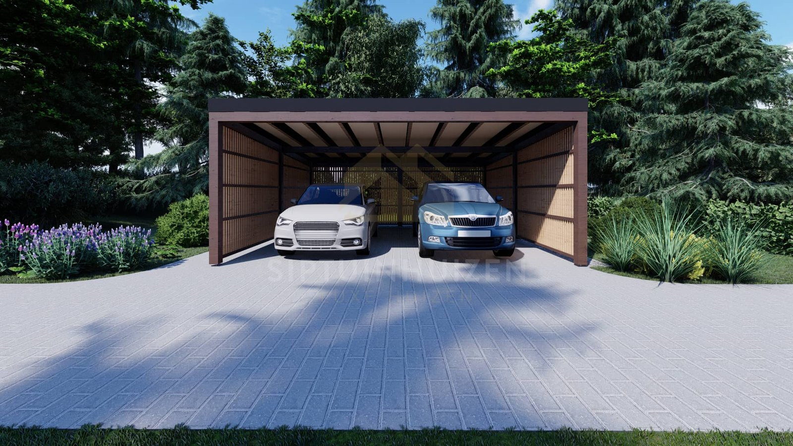 HOUTEN PREFAB CARPORT ROTTERDAM 2